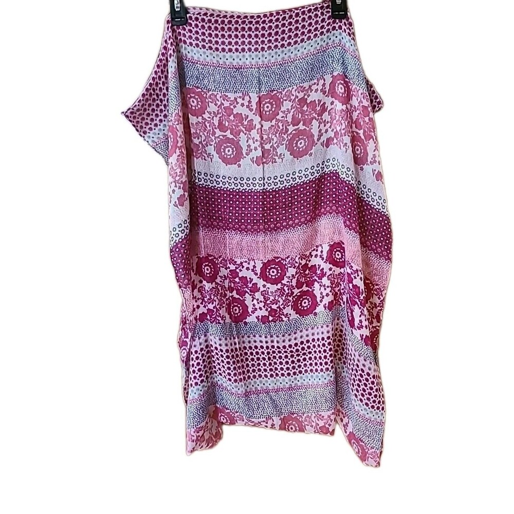 Old Navy Infinity Scarf Pink Gray One Size Boho